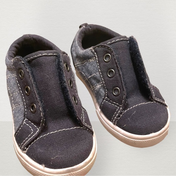 Navy Baby boys size 5‎ Velcro shoes - Picture 3 of 5